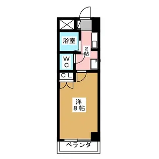 PRIME KANAYAMA【2階】の間取り