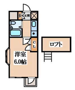シティパレス花園PARTII【2階】の間取り