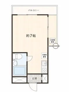 アートイン中野【1階】の間取り