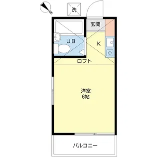 スカイハイツ2号館【2階】の間取り