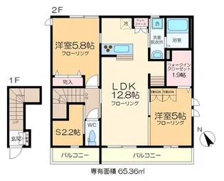 ソル クレスト【2階】の間取り