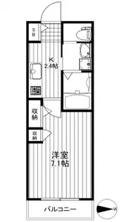ヴィーブル【2階】の間取り