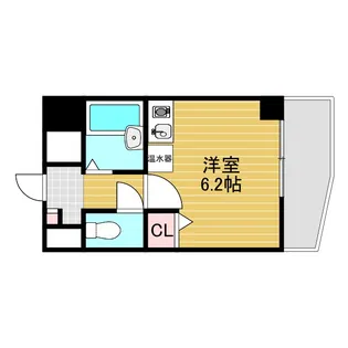 フレア新大阪【6階】の間取り