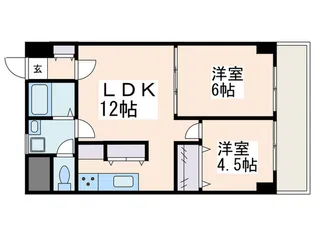 藤ヶ丘マイシティ【3階】の間取り