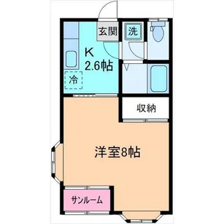 ラポールハイム【2階】の間取り