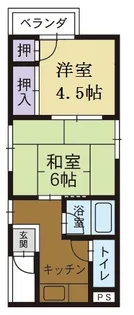 ベルハイツ【1階】の間取り