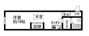 北海道釧路市住吉1-1-1 ウィローハイツA号室【1階】の間取り