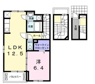 愛知県名古屋市南区天白町4【アパート】の間取り