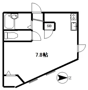 リバティ上板橋【1階】の間取り