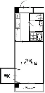 第8みのりハイツ福音寺【2階】の間取り