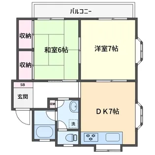 シャインヒルズ大船【2階】の間取り