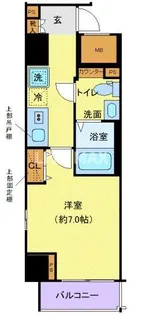 クレヴィスタ蒲田【9階】の間取り