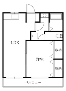 ロイヤルハイツ【5階】の間取り