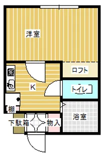 サザンクロスビラ【1階】の間取り