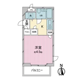 ワコーレ花小金井【5階】の間取り