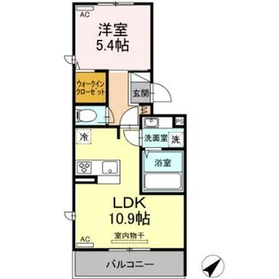 サンテ【3階】の間取り
