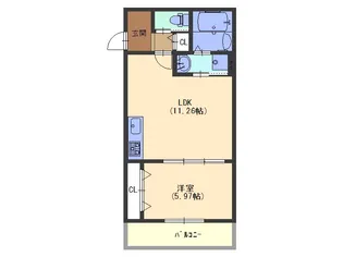レークコート【2階】の間取り