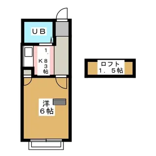 ドリームハウス下植木B【2階】の間取り