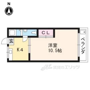 三幸マンション【3階】の間取り