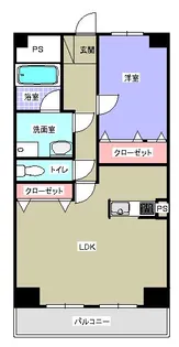 ペアコート伊勢原【3階】の間取り