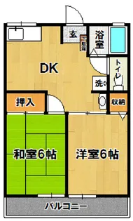 シティハイム高橋【2階】の間取り