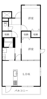 徳島県徳島市春日3【マンション】の間取り
