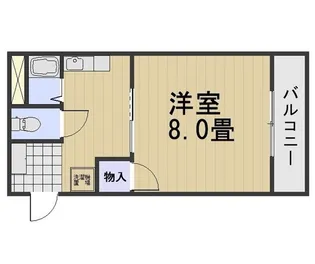 サンロイヤル豊成【2階】の間取り