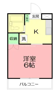 ジュネス米山【2階】の間取り
