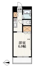 micメゾン壱番館B棟【1階】の間取り