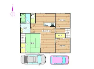 福岡県久留米市田主丸町田主丸【一戸建】の間取り