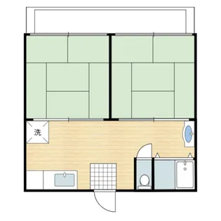 メゾンローズ【2階】の間取り