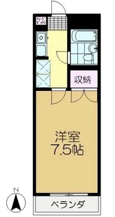 フロイデ佐倉【4階】の間取り