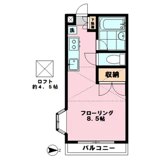 メゾンカワダ【2階】の間取り