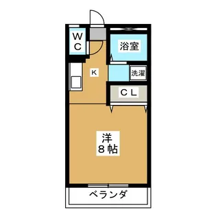 シャレー大野【1階】の間取り