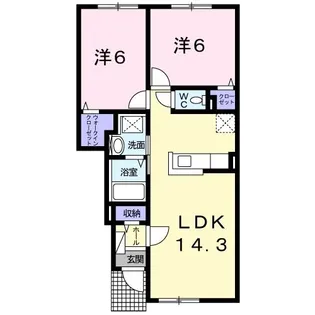 VERISA【1階】の間取り