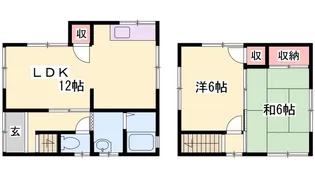 兵庫県姫路市西庄【一戸建】の間取り
