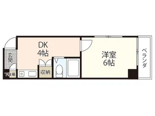 K.ishida【5階】の間取り