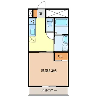 アーバンヒルズ津【1階】の間取り