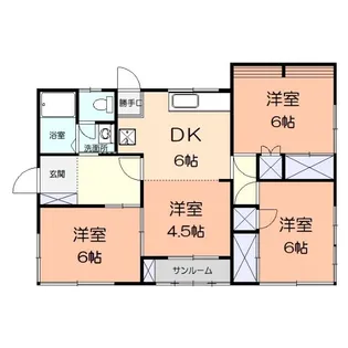 神奈川県足柄下郡箱根町宮城野【一戸建】の間取り