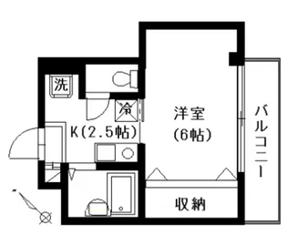 パル三鷹台II【3階】の間取り