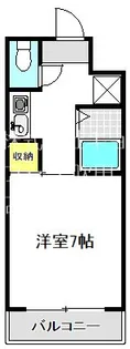 大阪府吹田市岸部中1【マンション】の間取り