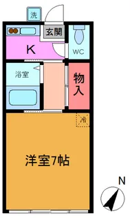 河内荘【2階】の間取り