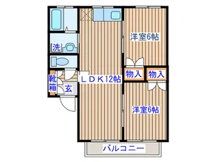 メープルSK3【1階】の間取り