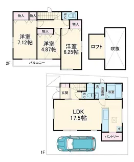 埼玉県川口市本蓮1【一戸建】の間取り
