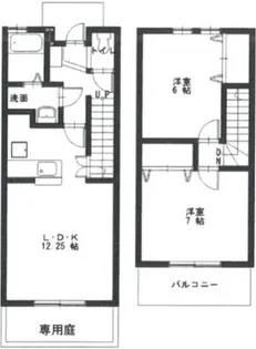 シャレー五日市【2階】の間取り