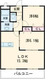 グランデ・ルネサス【1階】の間取り