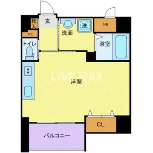 エルミスタ三の丸【2階】の間取り