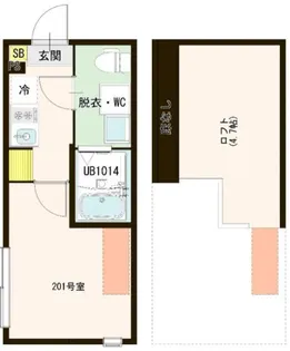 パインリーフ【1階】の間取り