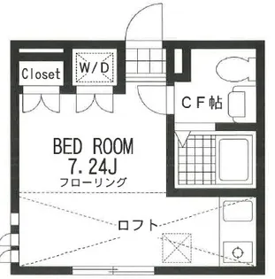 ルーブル・エムズF【2階】の間取り