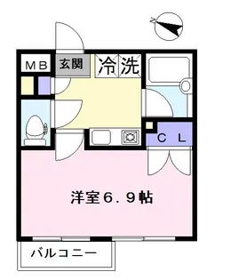 REM桜木町【4階】の間取り